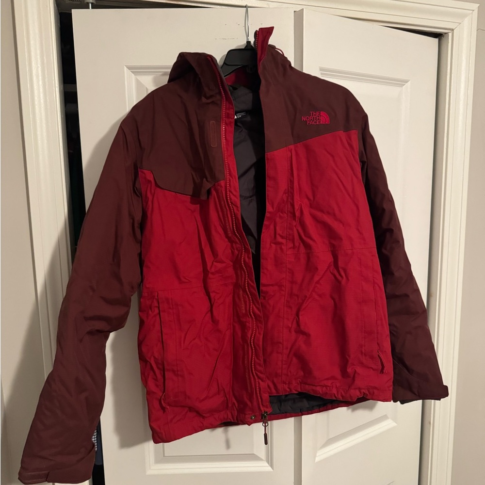 The North Face Men's Red 3 in 1 Jacket